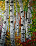 It's Autumn, Birches   60x48